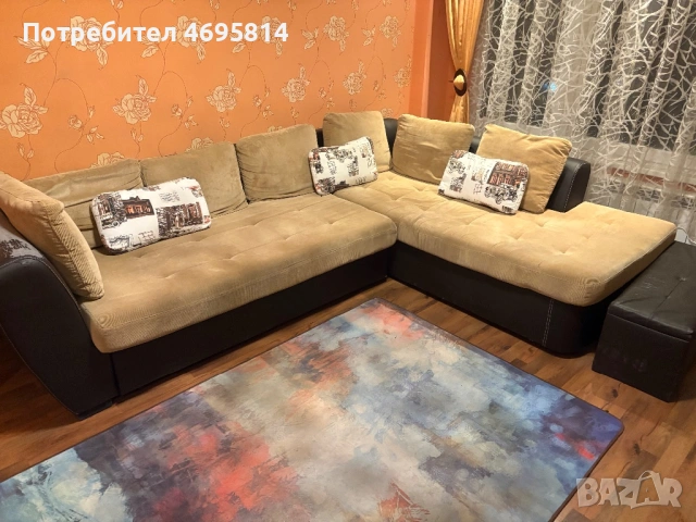 Ъглов диван за хол, снимка 5 - Дивани и мека мебел - 53033298