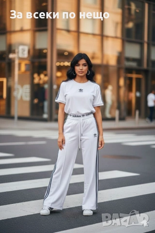 Adidas Дамски Спортен Комплект Тениска И Долнище🔝Дамски Спортен Екип Адидас - 5 Цвята Код A1244, снимка 2 - Комплекти - 53490197