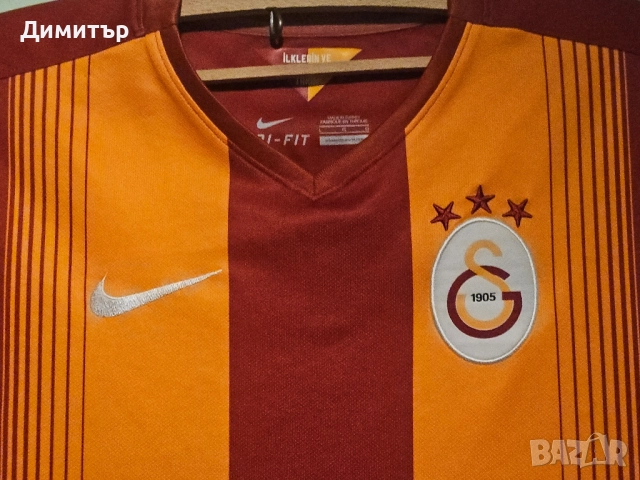 Nike Galatasaray Wesley Sneijder Home Jersey Season 2014/2015 10 Size L футболна тениска soccer, снимка 4 - Тениски - 52059547