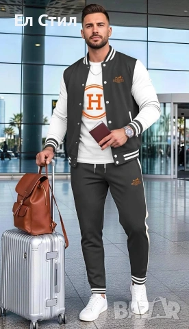 💙Мъжки екип ✨🔥🔥🔥 👍 ✨𝗣𝗿𝗶𝗰e :26€ НА ЕДРО✨𝗦ı𝘇𝗲:  MM L XL XXL XXL 📌6 бр