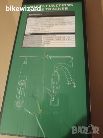 Gobesty Cable Tracker, търсачка на кабели, тестер на кабели НОВО, снимка 6 - Други инструменти - 53879892