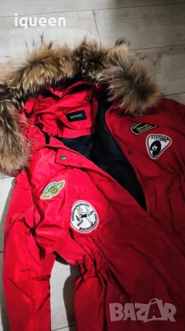 Яке стил Джофра с лисица, снимка 3 - Якета - 53209322