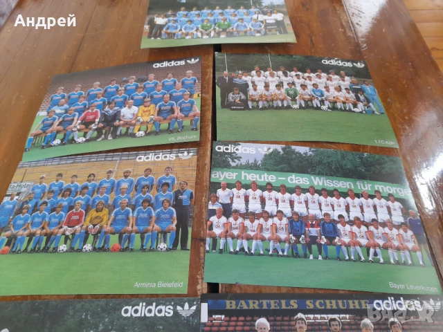 Стари Футболни програми Бундеслига,Adidas 1984, снимка 3 - Други ценни предмети - 50487446