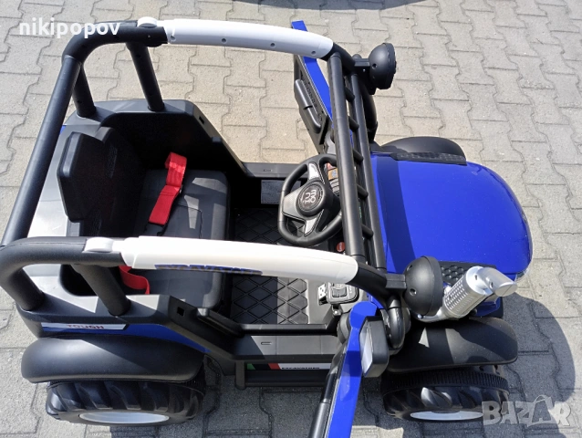 TEXAS акумулаторен трактор HARVEST син, снимка 5 - Други - 53849427