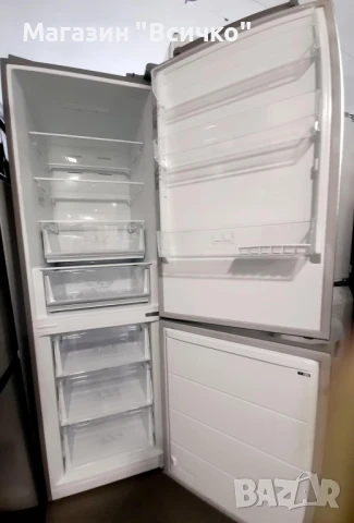 Хладилник с фризер KOENIC KFK 621 C NF IN, 338 л, височина 1850 мм, инокс, снимка 3 - Хладилници - 50782192