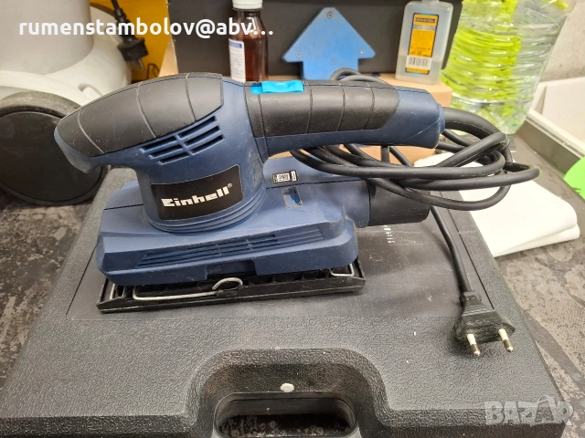 Електрически виброшлайф Einhell 150W, снимка 5 - Шлайфмашини - 53928068