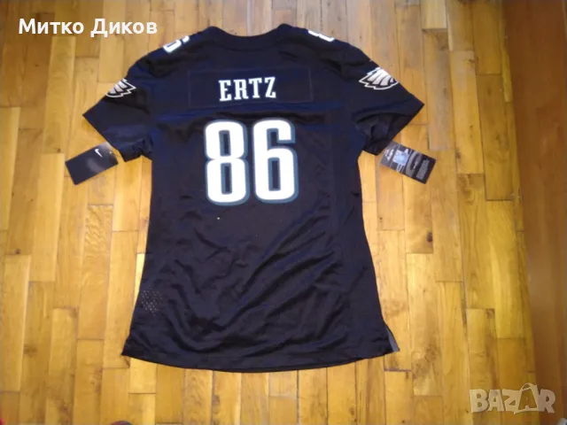 Philadelphia Eagles NFL # 86 ERTZ тениска американски футбол нова маркова на Найк размер С, снимка 9 - Други спортове - 46822398