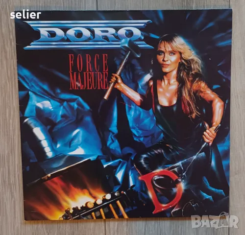 Doro ‎– Force Majeure Издание :EUROPE 1989г Стил:HEAVY METAL,ROCK Състояние на винила:визуално е NEA, снимка 1 - Грамофонни плочи - 48079549