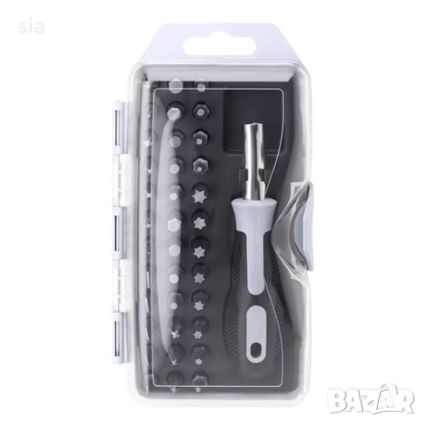 Отвертка с 36 броя накрайници , снимка 4 - Отвертки - 52316391