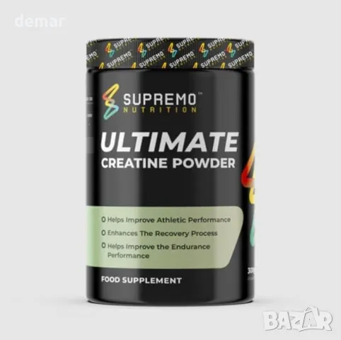 Supremo Nutrition Ultimate Creatine Powder за подобряване на атлетичните постижения и издръжливостта, снимка 1 - Хранителни добавки - 47441865