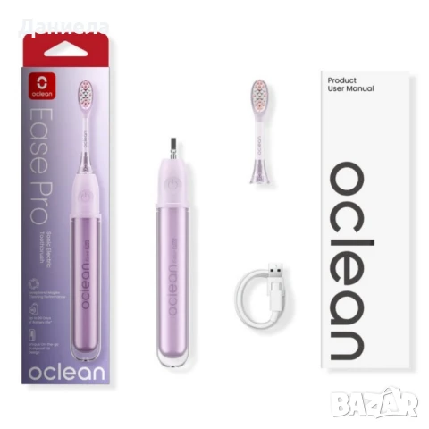 Електрическа четка за зъби Oclean X Ease Pro, 1бр. накрайник, 5 режима, снимка 8 - Други - 51340686