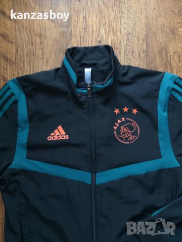 adidas ajax amsterdam trak jacket - страхотно мъжко горнище С, снимка 4 - Спортни дрехи, екипи - 44940748