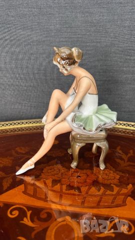 Порцеланова фигура балерина, снимка 4 - Антикварни и старинни предмети - 45977930