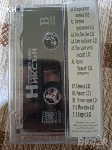 НИКСЪН-100% МЪЖКАР, снимка 2 - Аудио касети - 50555862