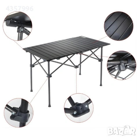 Сгъваема маса за къмпинг 95x55см PA1687
