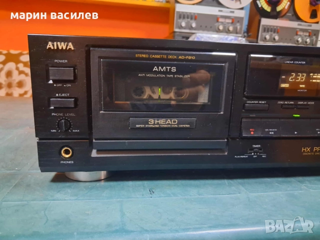 дек aiwa ad f  810 3 head, снимка 2 - Декове - 52171767