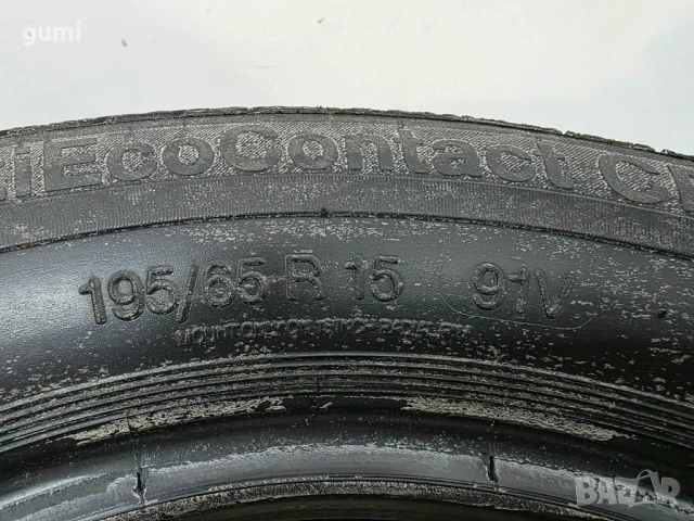 2бр летни гуми 195/65/15 CONTINNTAL L04860 , снимка 4 - Гуми и джанти - 53423829