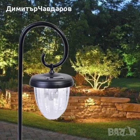 Соларна LED лампа с форма на жълъд, снимка 3 - Лед осветление - 49731638