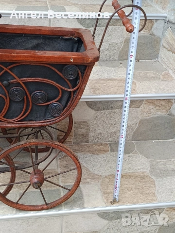 ретро бебешка количка , снимка 2 - Други ценни предмети - 54078087