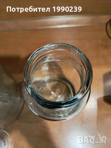 Стъклен буркан – вместимост 2,5 литра, снимка 5 - Буркани, бутилки и капачки - 52282771