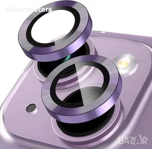 Camera Lens за iPhone 13 / 13 Mini / Тъмнолилав / Баркод : 2403727, снимка 1 - Резервни части за телефони - 47863199