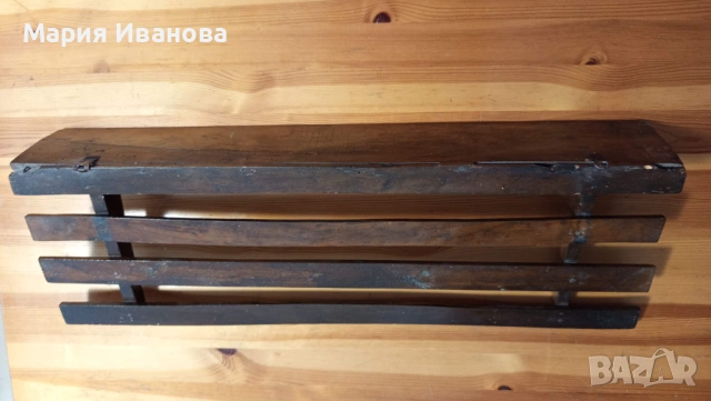 Стенна ретро закачалка, дървена, снимка 6 - Закачалки - 53821464