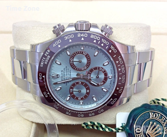 Rolex Cosmograph Daytona 40mm Platinum Ice Blue Dial Ceramic Automatic Различни Варианти, снимка 4 - Мъжки - 54042743
