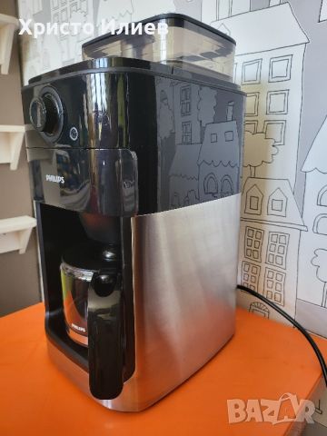 Кафемашина PHILIPS GRIND & BREW HD7767 с кафемелачка и кана, снимка 11 - Кафемашини - 46588747