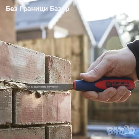 Нова Зидарска тесла 1" 25mm за фугиране довършване реставрация ремонт, снимка 5 - Други инструменти - 53646507