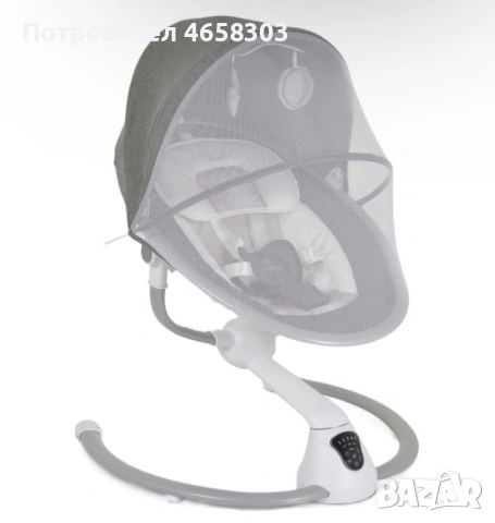 Ел. люлка Cangaroo Cloud Touch, снимка 2 - Детски люлки - 53749463