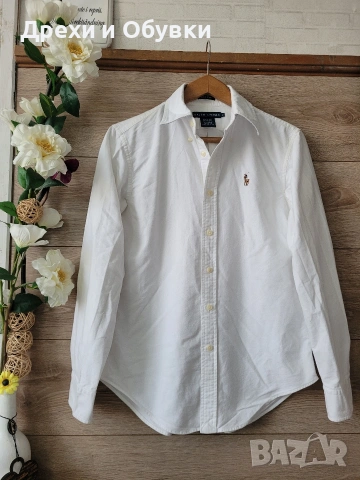 Бяла риза POLO RALPH LAUREN и дълга пола , снимка 8 - Ризи - 54154300