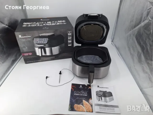 Чисто нов AIRFRYER MASTER PRO 5,6 литра, 1760 W, снимка 4 - Фритюрници - 48999897