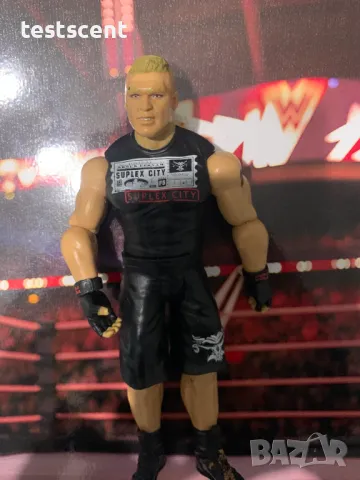 Екшън фигура WWE Brock Lesnar Брок Леснар Suplex City играчка WWE MMA UFC, снимка 10 - Колекции - 48430033