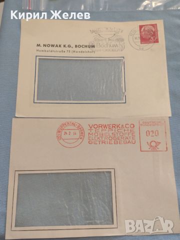 Два стари пощенски пликове с марки и печати Германия за КОЛЕКЦИЯ ДЕКОРАЦИЯ 45782, снимка 1 - Филателия - 46414878
