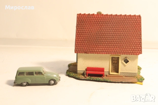 FALLER? KIBRI?VOLLMER H0 1/87 КЪЩА СГРАДА ВАГОН ВЛАК ЖП