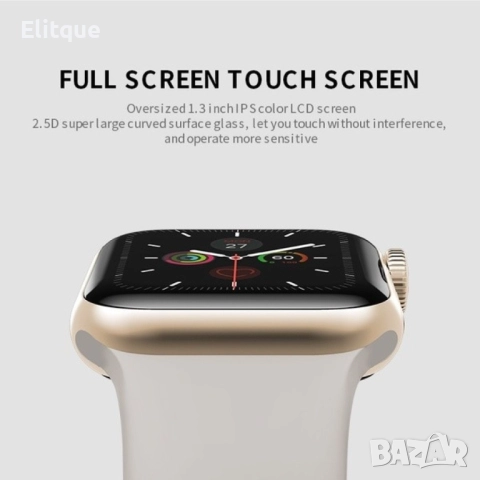 Смарт часовник 1,44-инчов екран с пълно докосване за мъже и жени Bluetooth разговор., снимка 11 - Смарт гривни - 52716271