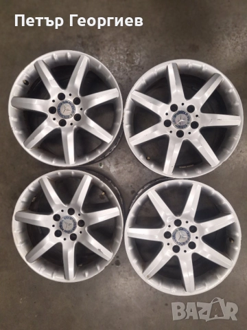 ОРИГИНАЛНИ АЛУМИНИЕВИ ДЖАНТИ МЕРЦЕДЕС /W203/ СПОРТ ПАКЕТ-5x112х66.6-17цола