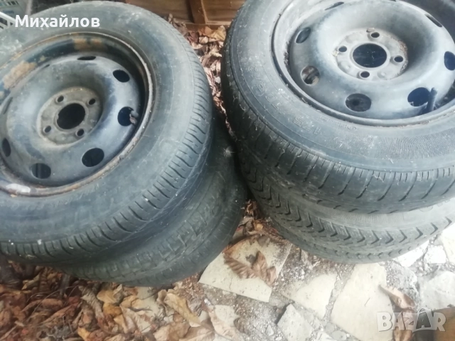 6 гуми с джанти 13-ки, от Рено