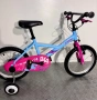 Детски велосипед С ПОМОЩНИ за момиче Btwin 16 цола/ колело, снимка 4