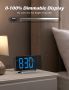 Прожекционен будилник с FM радио, USB порт за зареждане, димер 0-100%, двойни аларми, HD LED дисплей, снимка 6