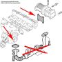 EGR заместител (рейспайп) за Opel Z19DTH  Z19DTJ ЕГР Опел Астра ЗАФИРА , снимка 4