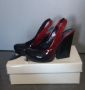 Дамски обувки Gianni, с отворена пета, #36, естествена кожа-лак, снимка 1