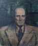 Картина, портрет, завод, худ. Д. Македонски (1914-1993), снимка 1