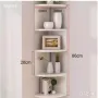 Ъглова етажерка за съхранение с 5 рафта, снимка 4