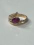 Златен пръстен 14 карата с Рубин, снимка 8