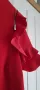 Червена рокля свободен силует, S, снимка 3