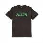 Тениска Filson - Outfitter graphic - faded black