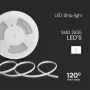 LED лента 2835 220V IP65 120LED Неутрално Бяла Светлина 10m/ролка, снимка 2