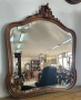 Голямо кристално огледало с дърворезба, снимка 3