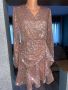 Дамска рокля с пайети, снимка 1 - Рокли - 45117928